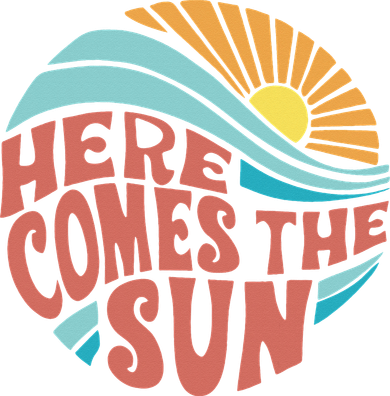 Here Comes The Sun  Baby Summer Beach Women's Hoodie