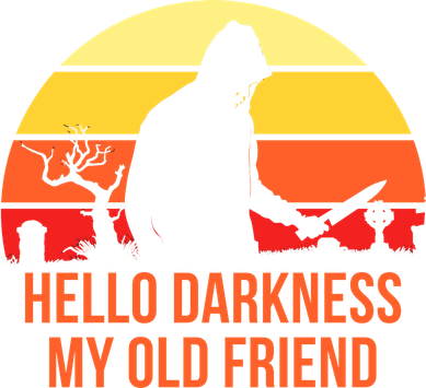 Scary Hello Darkness My Old Friend Women's Long Sleeve Shirt