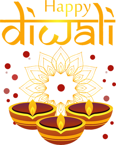 Happy Diwali Festival of Lights Mandala For Indian Hinduism Backpack