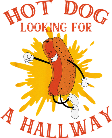 Hot Dog Looking For A Hallway Apparel Tank Top