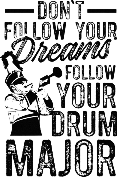 Hilarious Drum Major Saying Fun School Marching Band Art Mousepad