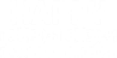 Happy 100 Days Of School Math Equation Kids T-Shirt