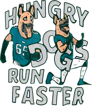 Hungry Dogs Run Faster Kids Long Sleeve Shirt