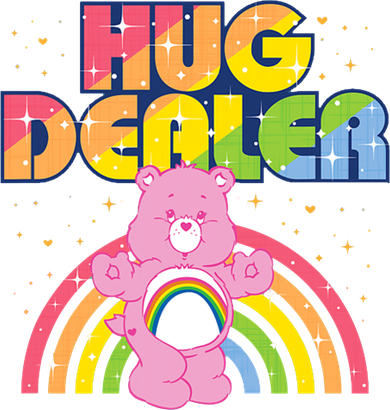 Hug Dealer Teddy Bear Rainbow Backpack