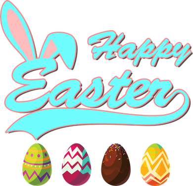 Happy Easter Button