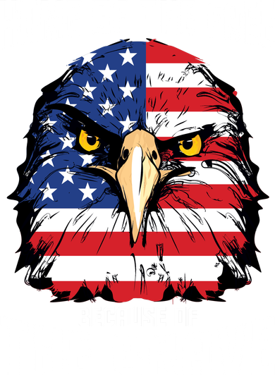 Home Of The Free Because Of The Brave Bald Eagle Women's Sweatshirt