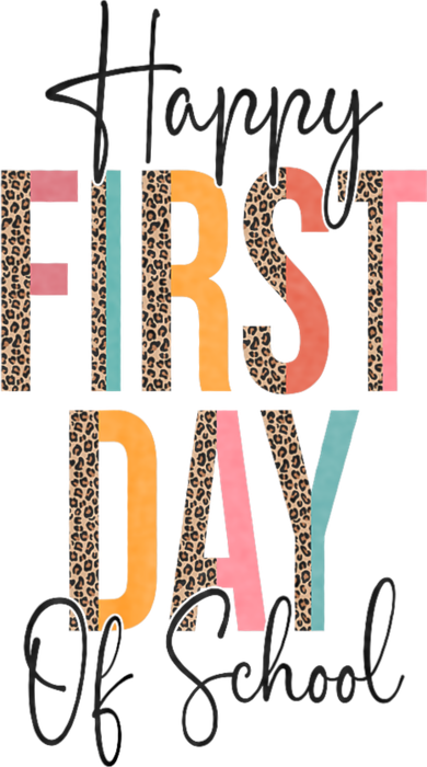 Happy First Day Of School Leopard Back To School Teacher Transport Backpack