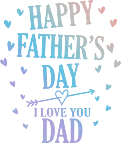 Happy Fathers Day I Love You Dad Papa Gift Kids Long Sleeve Shirt