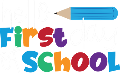 Hello First Day of School Cute Pencil Mousepad