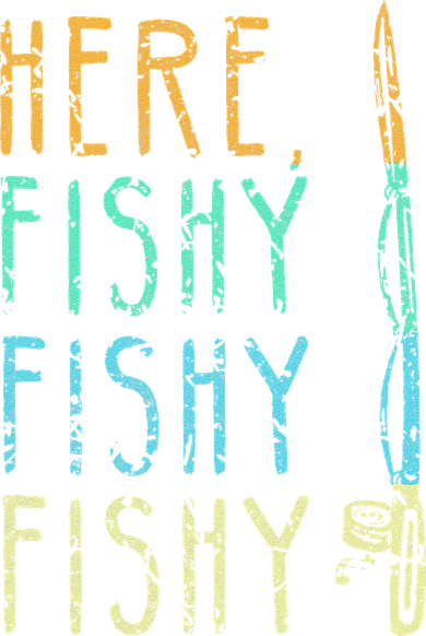 Here Fishy Fishy Fishing Lover Tee Fishermans Gift Toddler T-Shirt