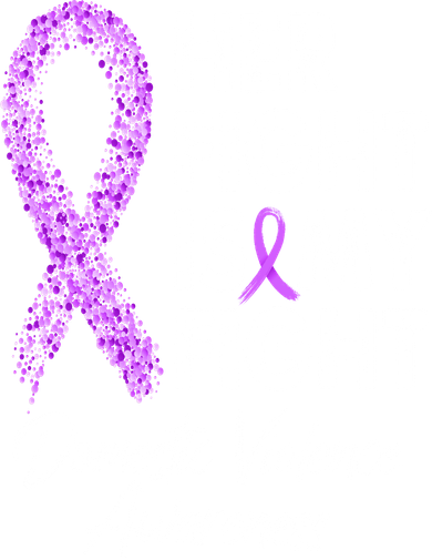 Her Fight is My Fight Domestic Violence Awareness Purple Ribbon Kids Long Sleeve Shirt