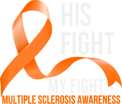 His Fight My Fight Multiple Sclerosis MS Warrior Baby Bodysuit
