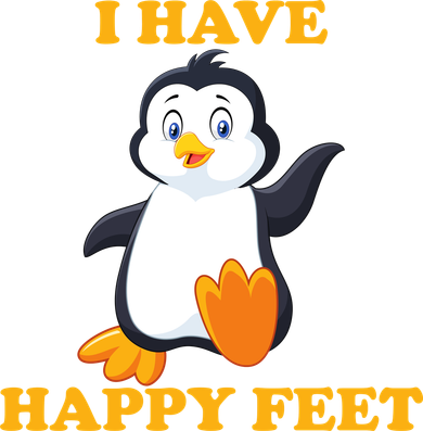 I Have Happy Feet Kids Sweatshirt