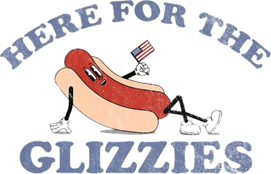 Here For The Glizzies 4th Of July Women's Sweatshirt