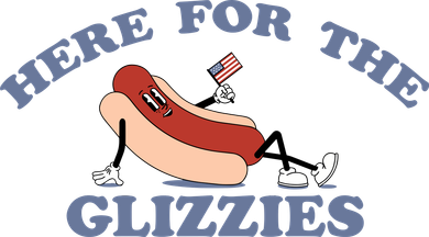 Here For The Glizzies 4th Of July Long Sleeve Shirt