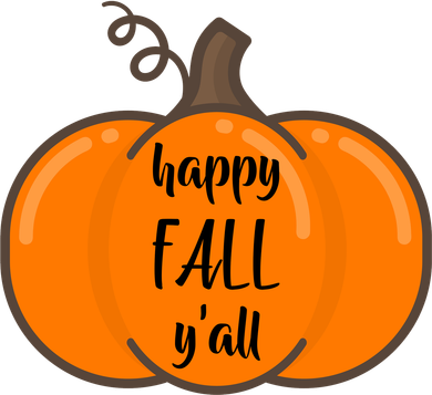 Happy Fall Y'all Pumpkin  Mousepad