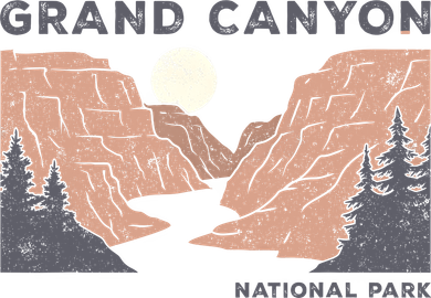 Hiked Grand Canyon National Park Arizona Vintage Womens Men Women's Tank Top