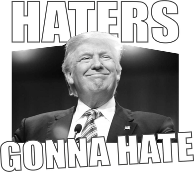Haters Gonna Hate Trump Toddler Hoodie