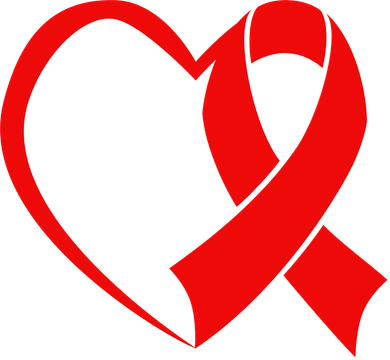 Heart Disease Health Awareness Heartbeat Red Ribbon Beanie