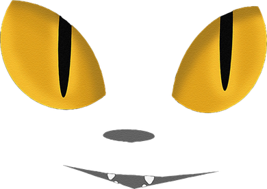 Happy Halloween Cat Eyes Spooky Scary Cat Face Coffee Mug