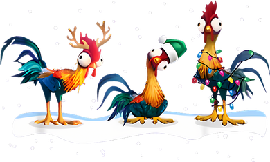 Hei Hei Chicken Christmas Women's T-Shirt