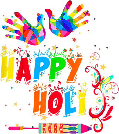 Happy Holi Color India Hindu Gift For Women Flat Bill Trucker Hat