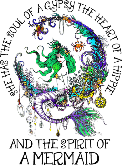 Hippie Heart Gypsy Soul & The Spirit Of A Mermaid Women's Sweatshirt