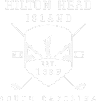 Hilton Head Island Est.1983 Golfer With Golf Club Funny 11oz C Handle Ceramic Mug