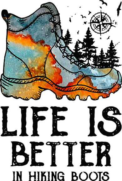 Hiker Hobbies Life Is Better In Hiking Boots Sport Lovers Kids T-Shirt
