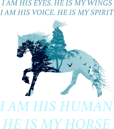 I Am His Human He is My Horse Tank Top