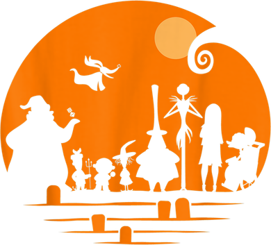 He Halloween Silhouette Coaster