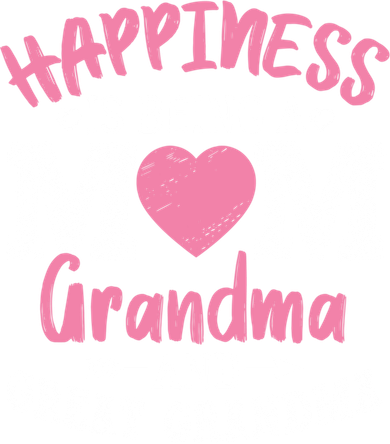 Happiness Is Being A Mom Grandma And Great Grandma Great Gift Kids T-Shirt