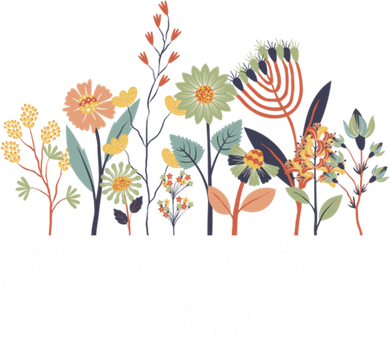 Happiness Is Being Grandma Wildflower Grandma MotherS Day Meaningful Gift Button