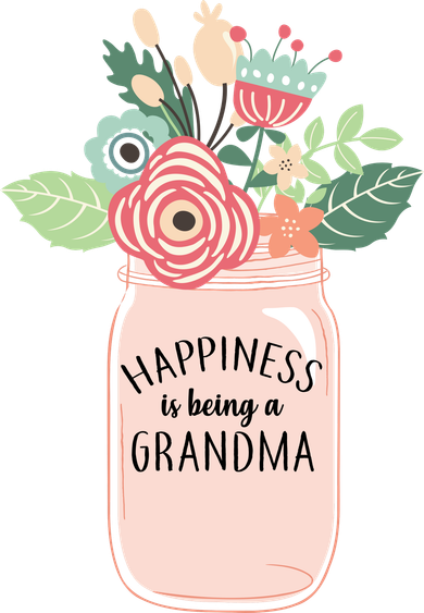 Happiness Is Being A Grandma Flower Kids T-Shirt