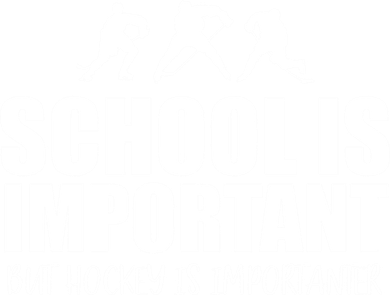Hockey Is Importanter Funny Hockey Cute Gift Santa Hat