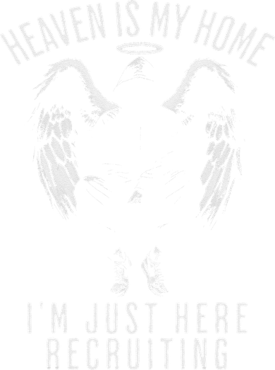 Heaven Is My Home IM Just Here Recruiting Hat
