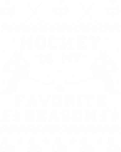 Hockey Is My Favorite Season Funny Xmas Funny Gift Gift Tote Bag