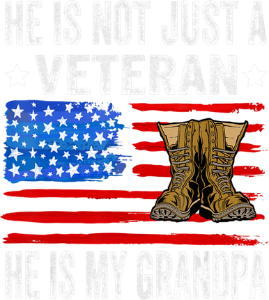 He Is Not Just A Veteran He Is My Grandpa Beanie