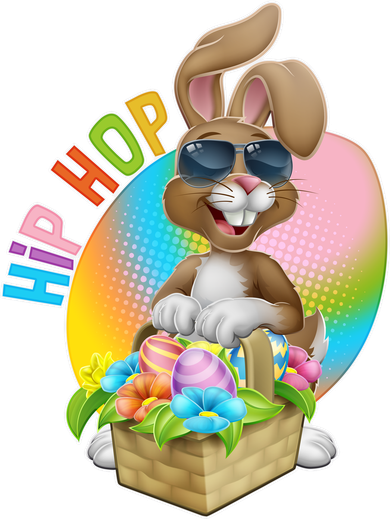 Easter Hip Hop Bunny Long Sleeve Shirt