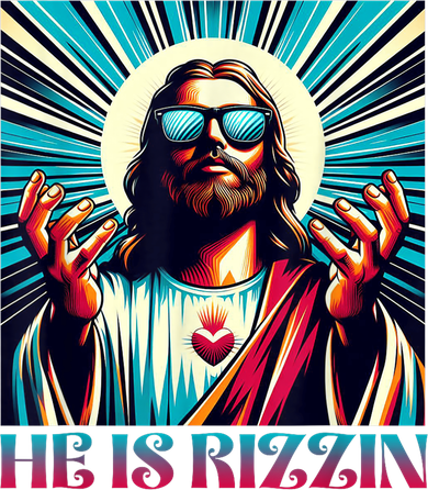 He Is Rizzin Happy Easter Day Jesus Is Risen Doggie Tank
