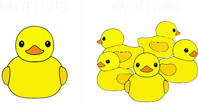 How It Started How Its Going Bath Duckie Toy Rubber Duck Kids Hoodie