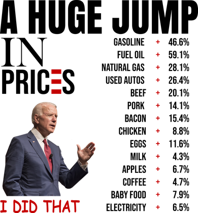 Huge Jump In Prices Joe Biden I Did That Women's Long Sleeve Shirt