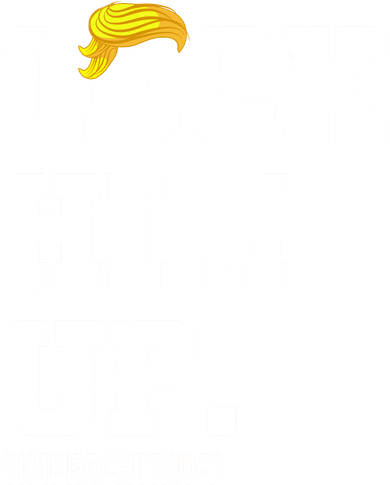 Lock Him Up Resist Trump #impeachtrump Hooded Wearable Blanket