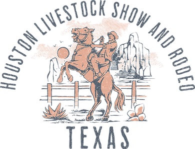 Houston Livestock Show And Rodeo Texas Cowboy And Horse Women's Sweatshirt