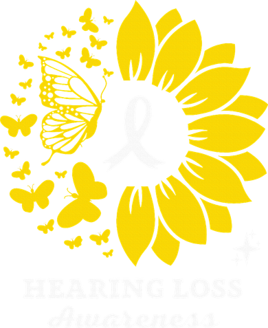 Hearing Loss Warrior Awareness Sunflower Polo