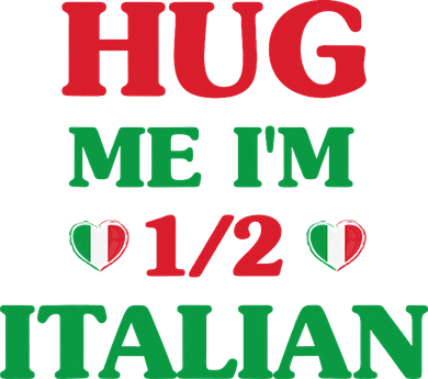 Hug Me I'm 12 Half Italian Funny American Italian Wo Coaster