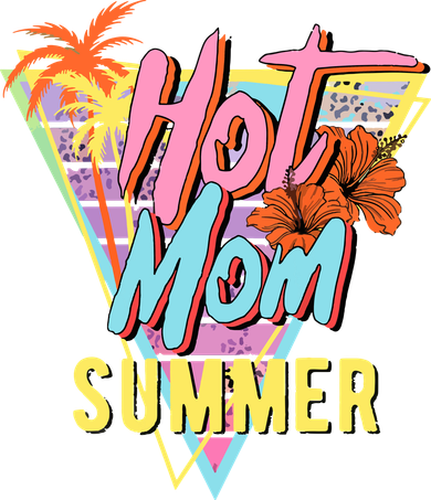 Hot Mom Summer Hawaiian Hibiscus Beach Cute Tropical Tank Top Toddler Hoodie