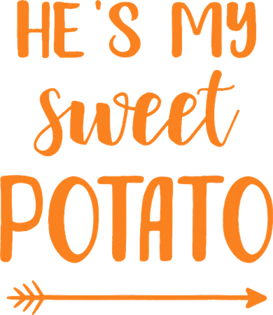 He's my sweet potato for matching couple thanksgiving Kids T-Shirt