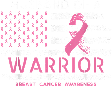 Husband Of A Warrior Breast Cancer Support Squad Golf Towel