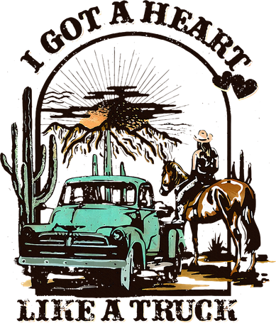 Heart of a Cowboy Western Country Music Vibes Mousepad